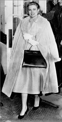 Grace Kelly with Kelly bag
